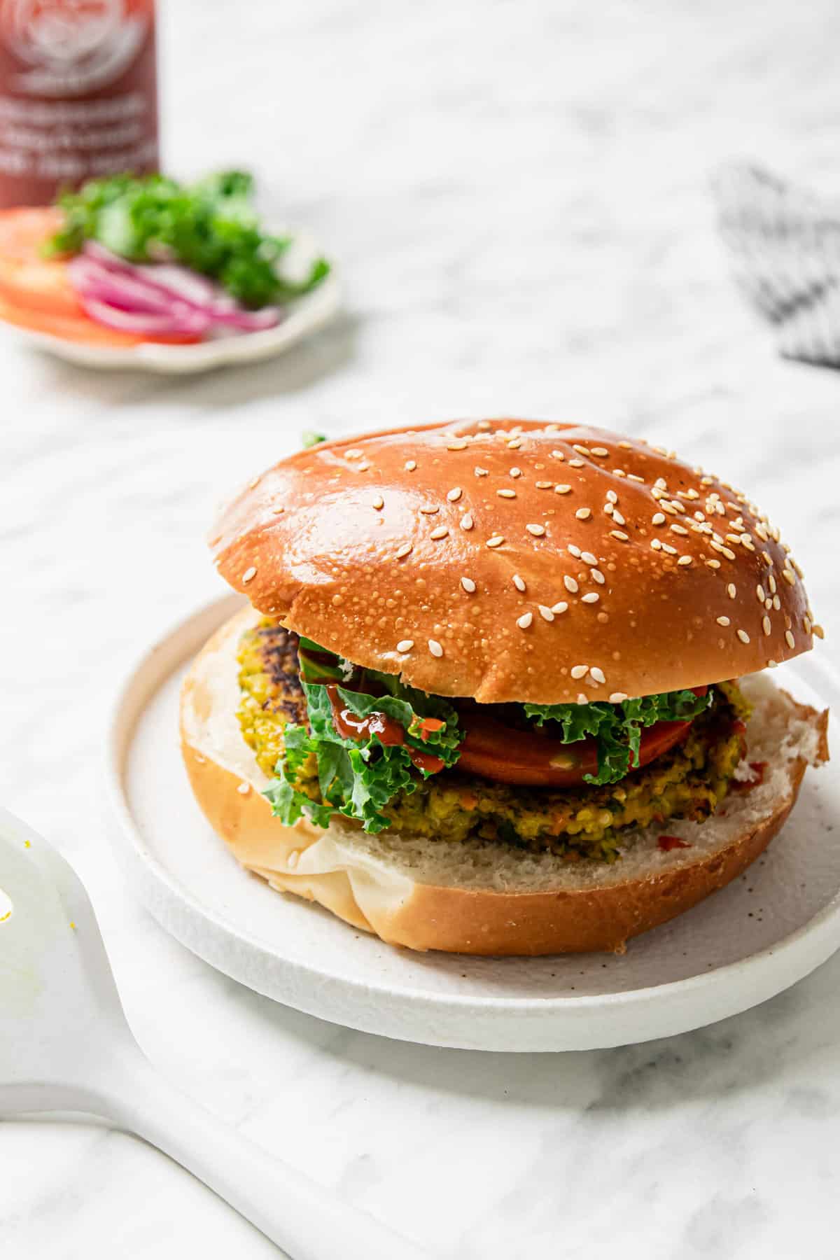 Turmeric Spiced Millet Veggie Burgers for Immune Health
